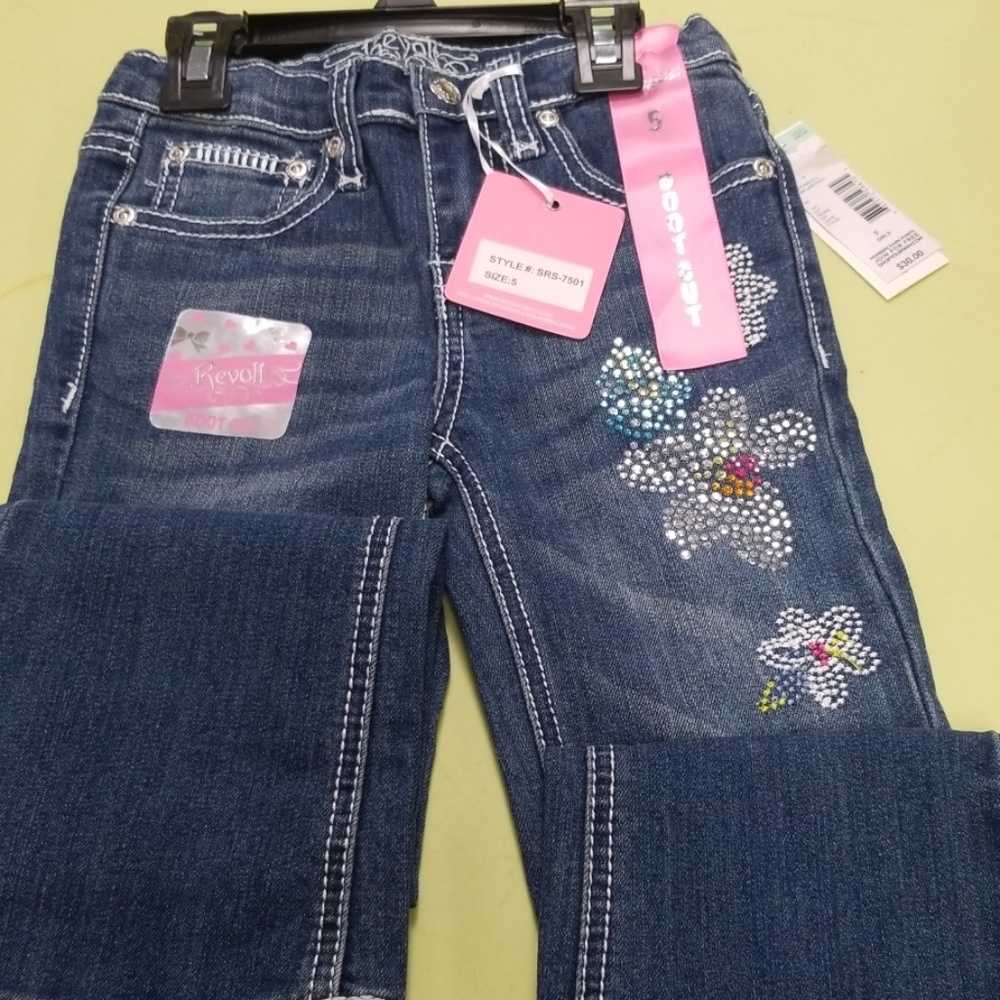 Girls bootcut jeans